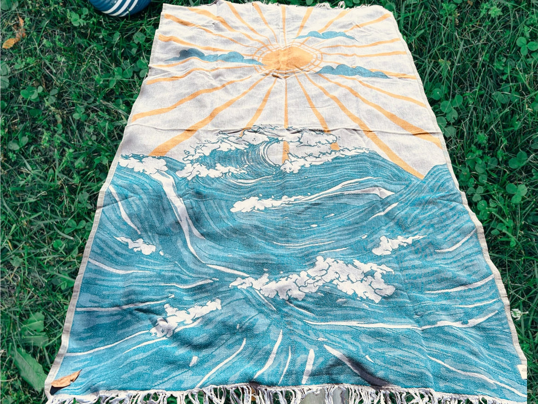 Sun and Sea Turkish Towel